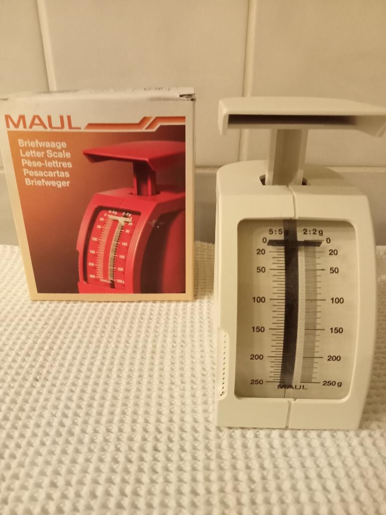 letterweegschaal, max. 250 g, wit, Ophalen, Zo goed als nieuw