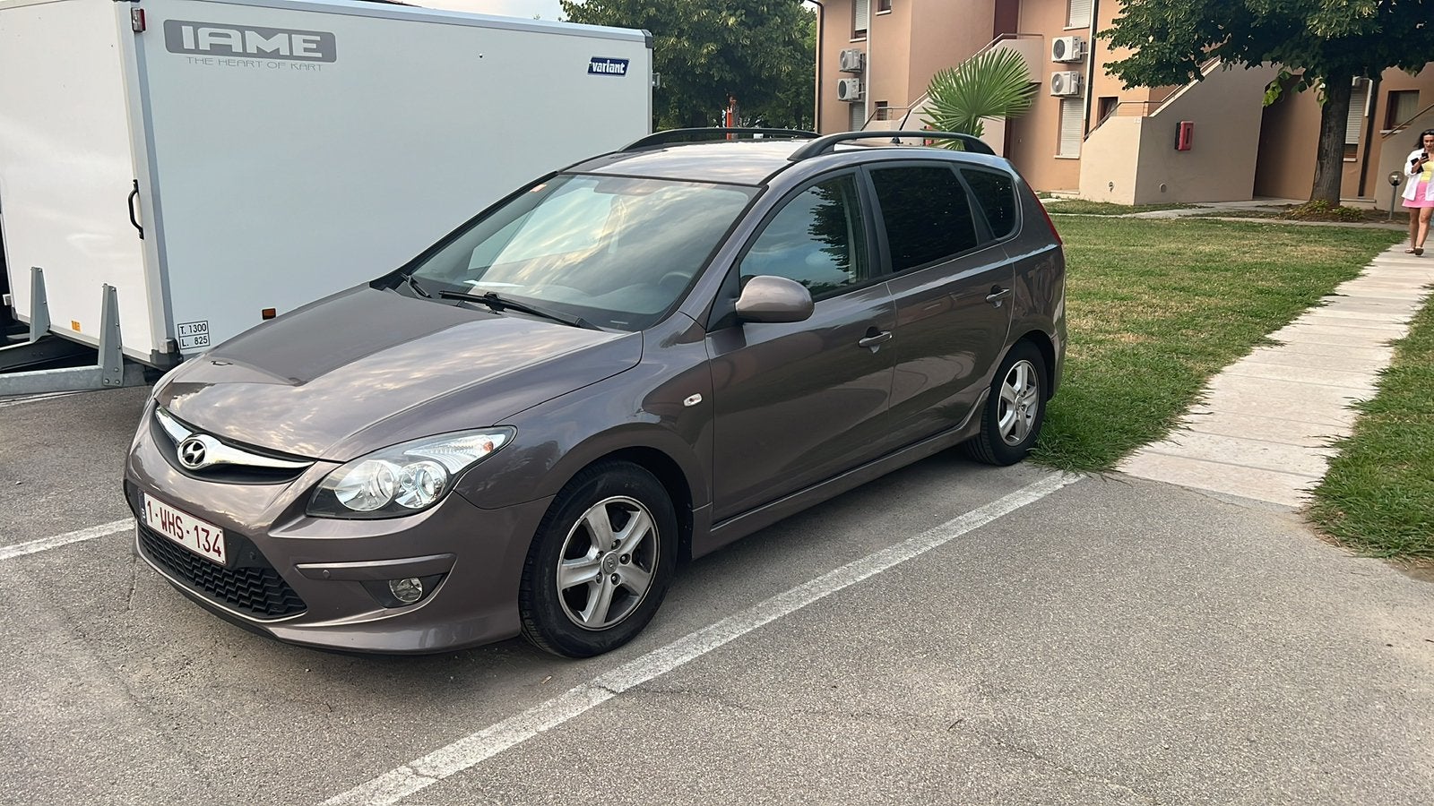 Hyndai I30 90 hp, Euro 5, Stof, Zwart, Bruin