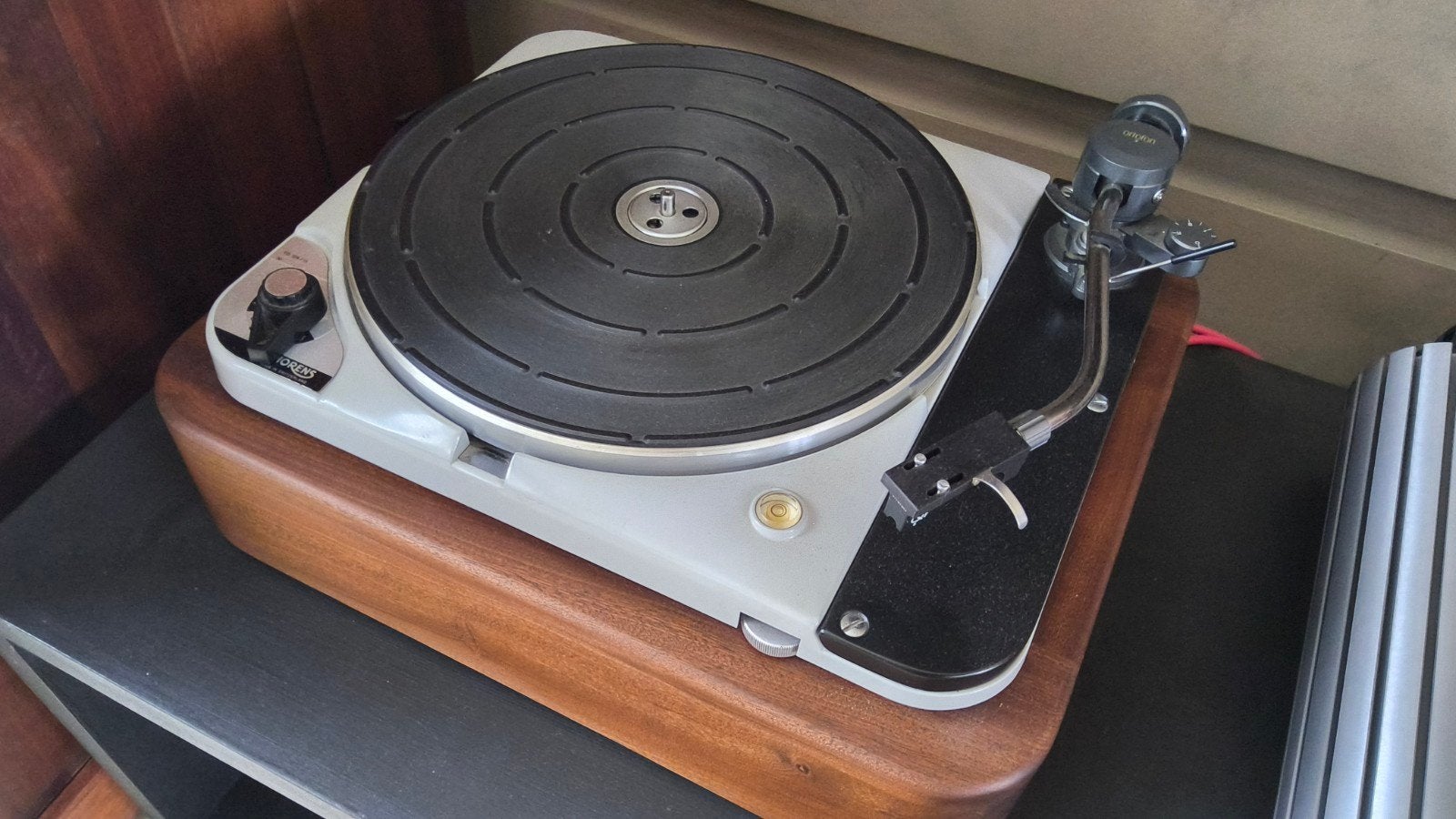 Thorens TD 124 MKII met Ortofon TA 110 toonarm., Ophalen, Gebruikt, Platenspeler, Thorens