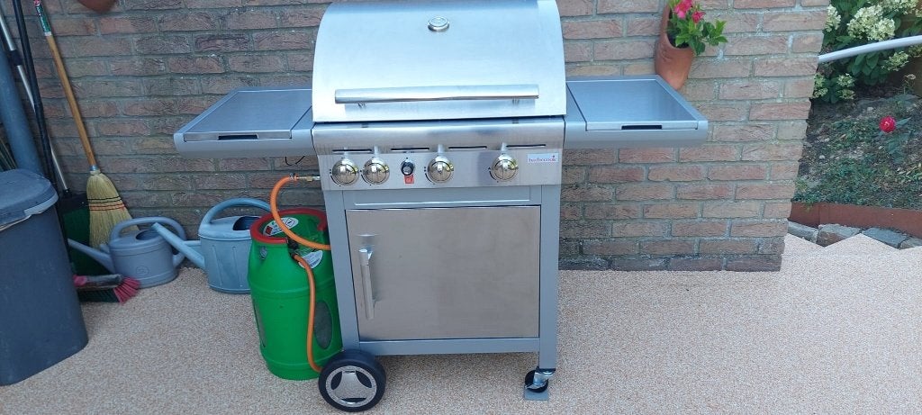 BBQ en inox de marque Barbecook, Enlèvement, Utilisé, Barbecook