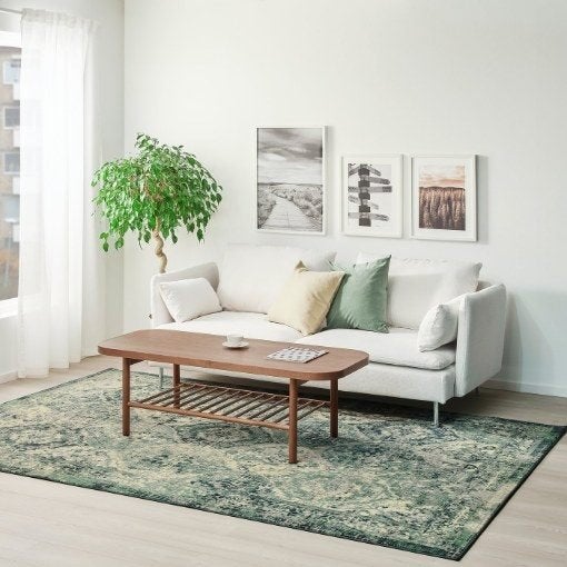Tapis IKEA VONSBÄK (200x300 cm) - Comme neuf !, Maison & Meubles, 200 cm ou plus, Enlèvement, Rectangulaire, Vert