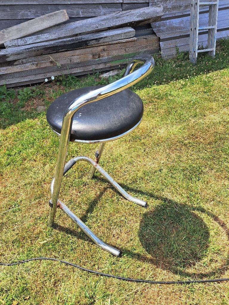 tabouret bar pour sono dj, Enlèvement, Comme neuf, Métal, Avec repose-pieds
