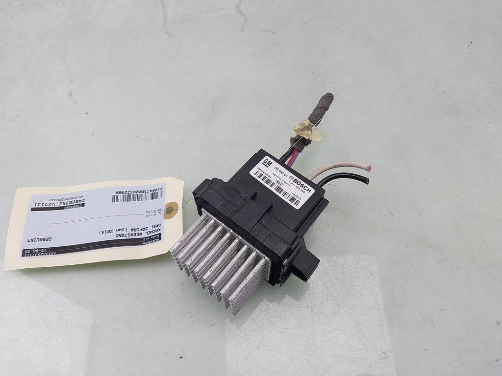 RESISTANCE CHAUFFE Opel Zafira Tourer (P12), Autos : Pièces & Accessoires, Climatisation & Chauffage, Opel, Utilisé