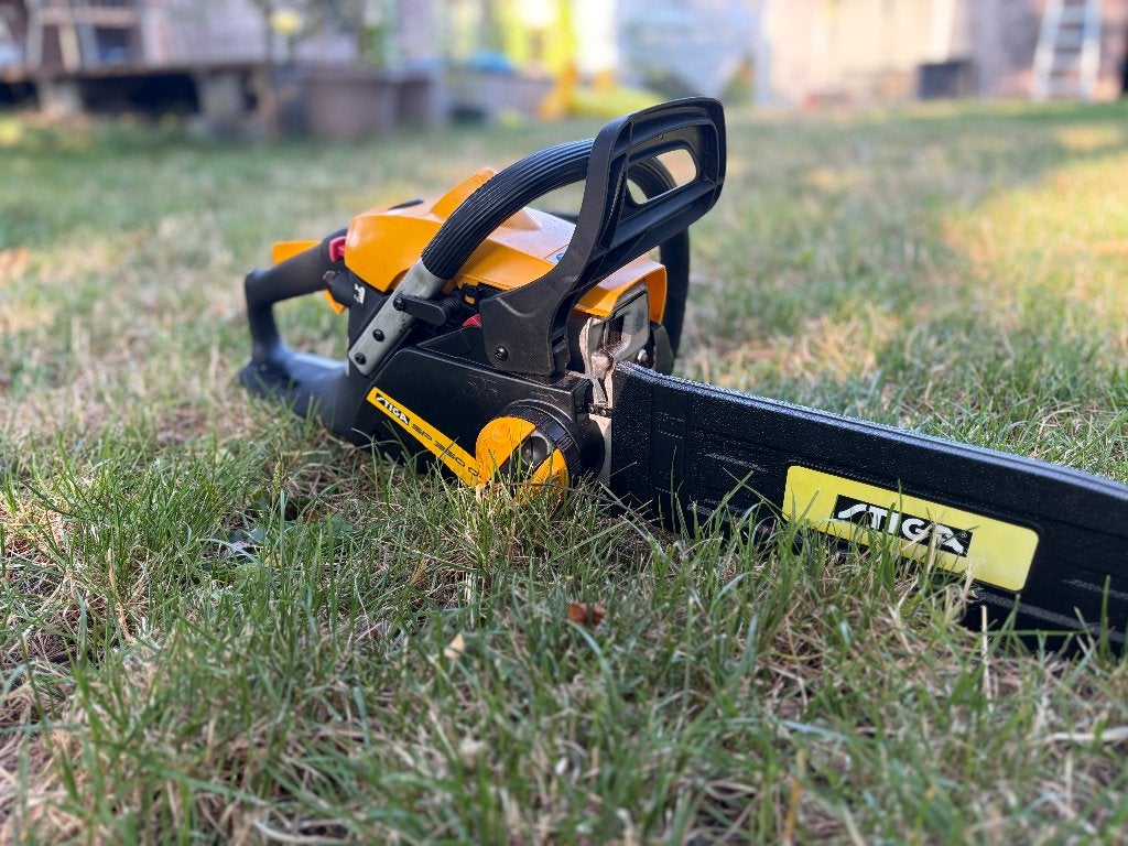 Kettingzaag Stiga SP350Q14, Doe-het-zelf en Bouw, Gereedschap | Zaagmachines, Ophalen, Zo goed als nieuw, Kettingzaag