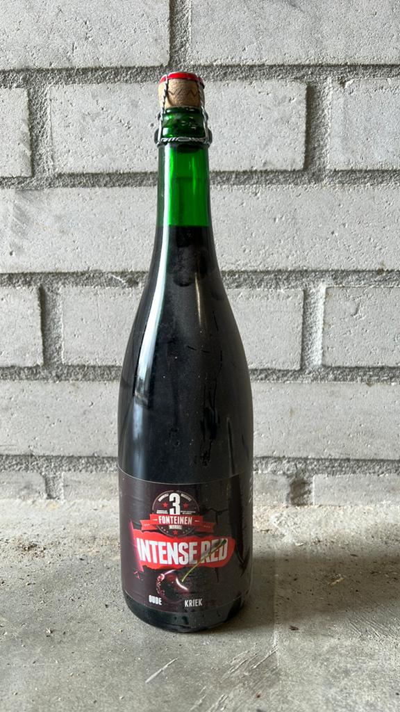 3 Fonteinen Intense Red 75cl 2015, Verzamelen, Biermerken, Ophalen, Zo goed als nieuw
