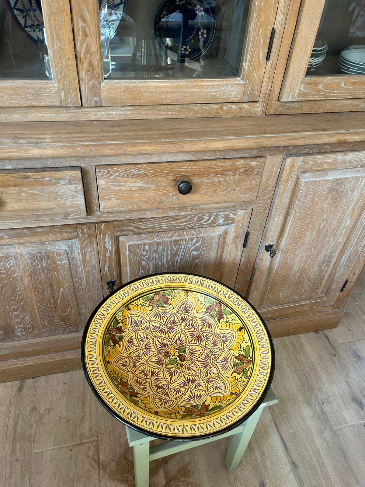 Plat maricain, Ophalen