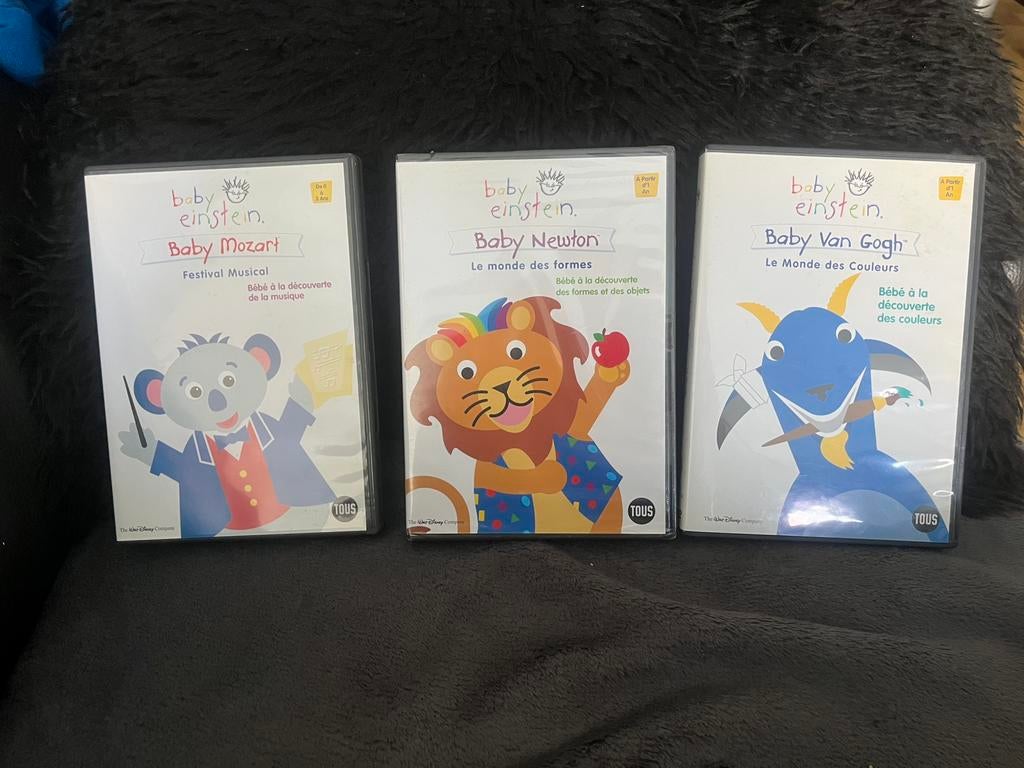 3 DVD Baby Einstein, Cd's en Dvd's, Cd's | Kinderen en Jeugd, Gebruikt, Educatief, Ophalen