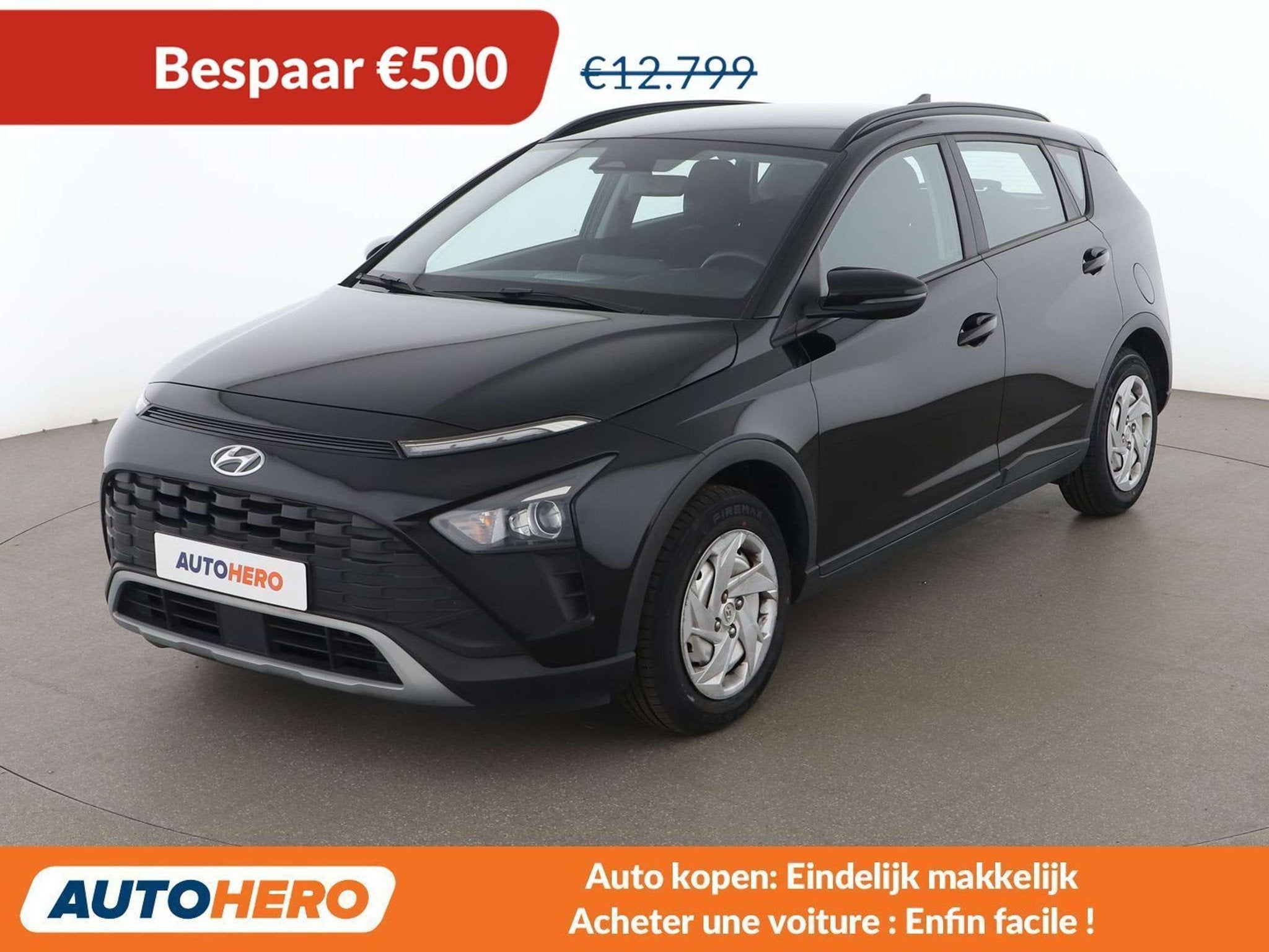 Hyundai Bayon 1.0 TGDI Select 2WD (bj 2022), Auto's, Voorwielaandrijving, Stof, Gebruikt, Overige brandstoffen
