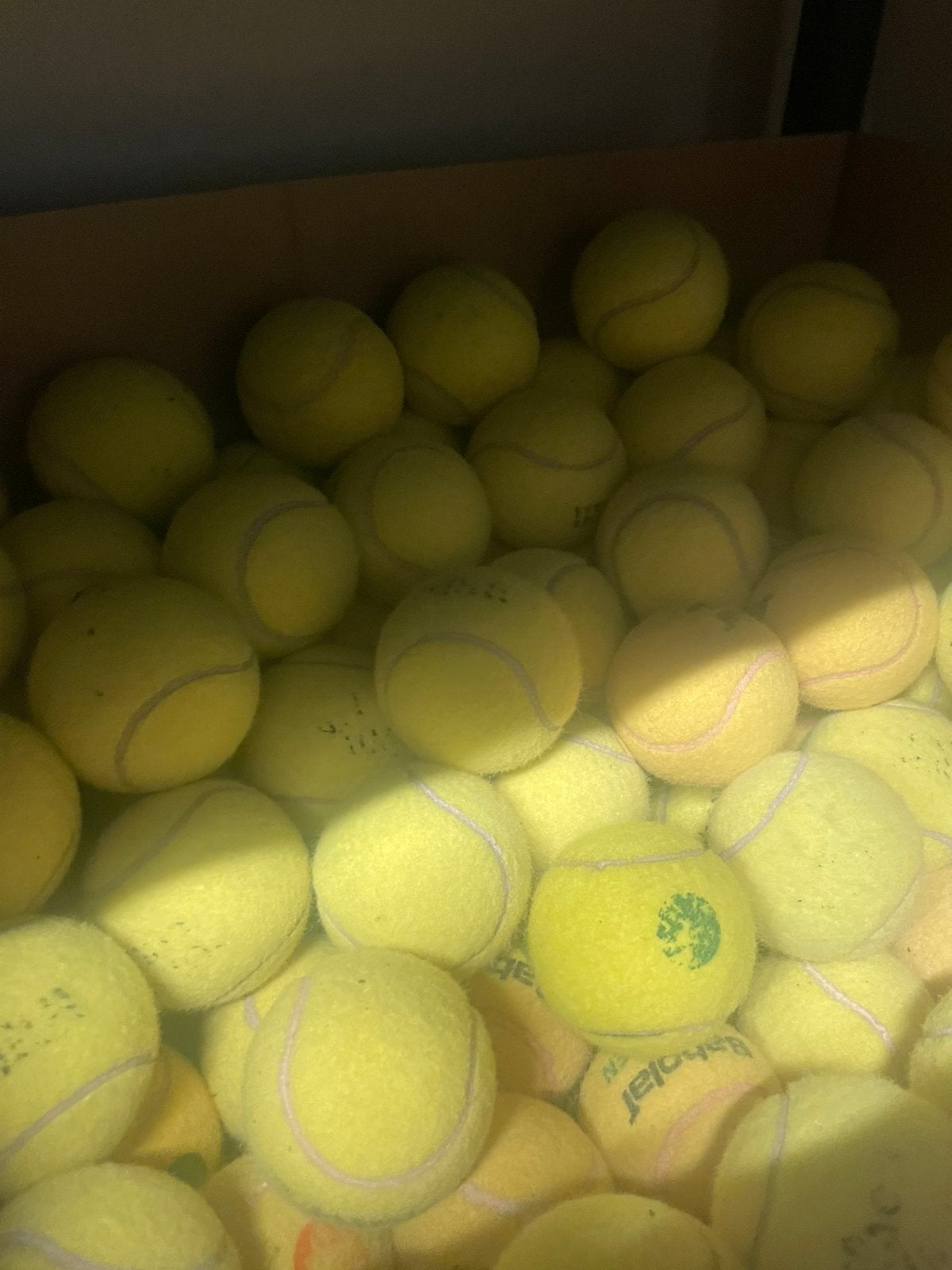 Gebruikte tennisballen, Sport en Fitness, Ophalen, Gebruikt