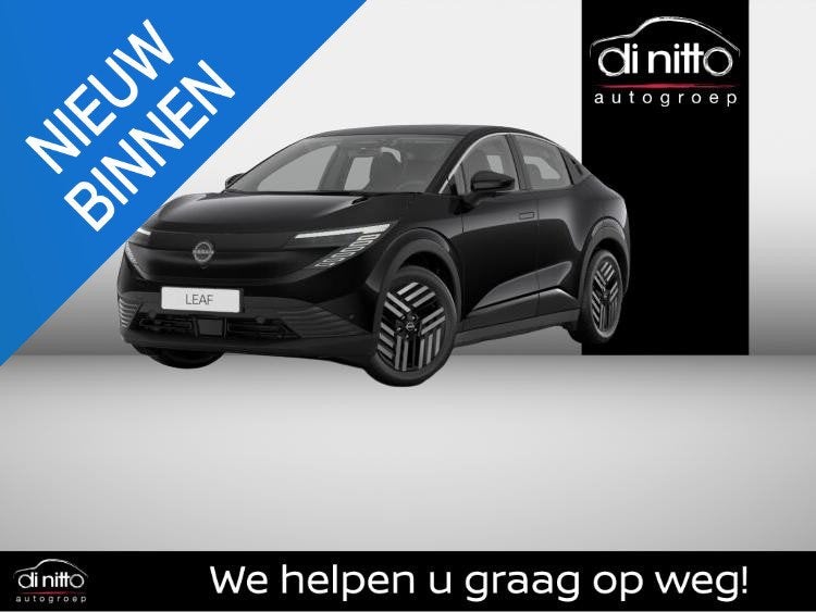 Nissan Leaf Engage Plus 52kWh, Auto's, Stof, Zwart, 1864 kg, Zwart