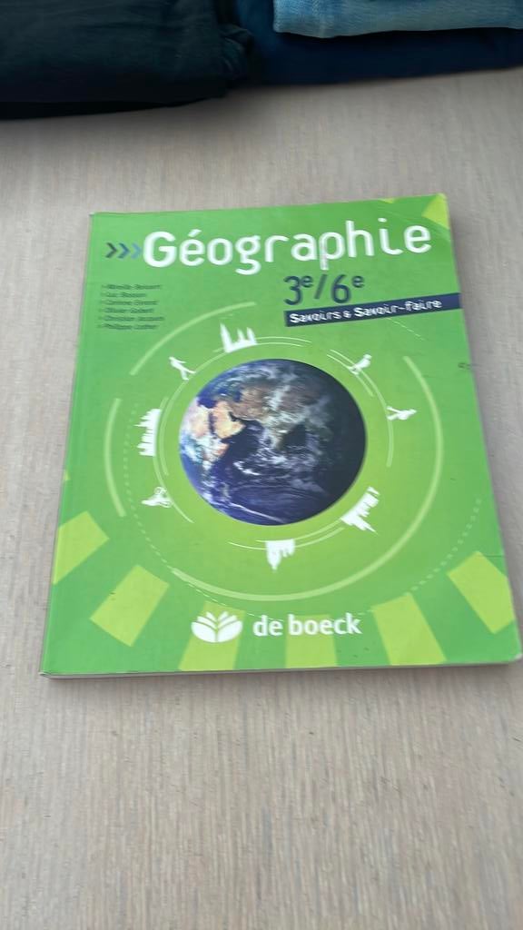Geographie 3/6, Livres, Livres scolaires, Enlèvement ou Envoi, Utilisé, Secondaire, Géographie