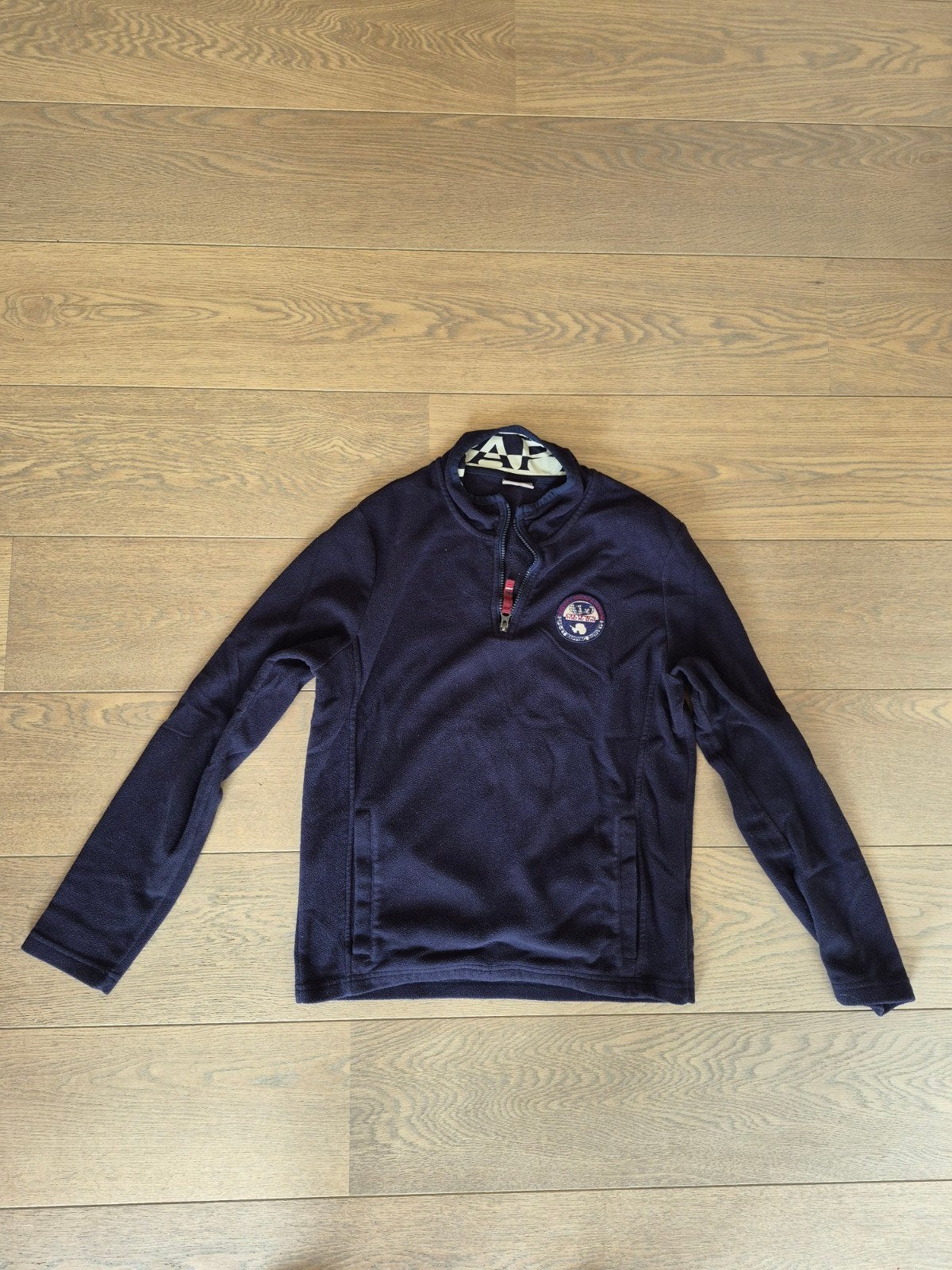 Napapijri fleece trui met halve rits, Enlèvement