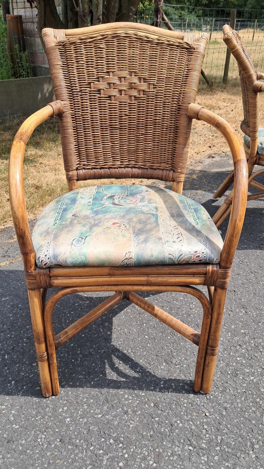 Rotan stoelen, Ophalen, Gebruikt, Bruin, Riet of Rotan