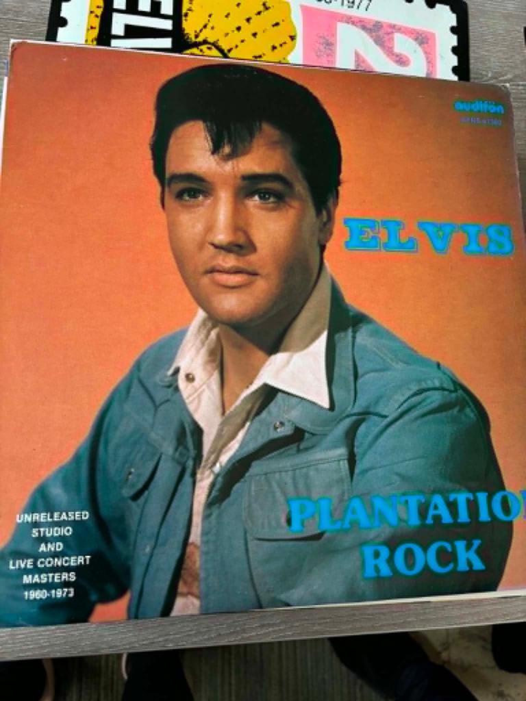 Elvis bootleg lp, Plantation rock van het Audifon label., CD & DVD, Vinyles | Rock, 12 pouces, Enlèvement ou Envoi, Comme neuf