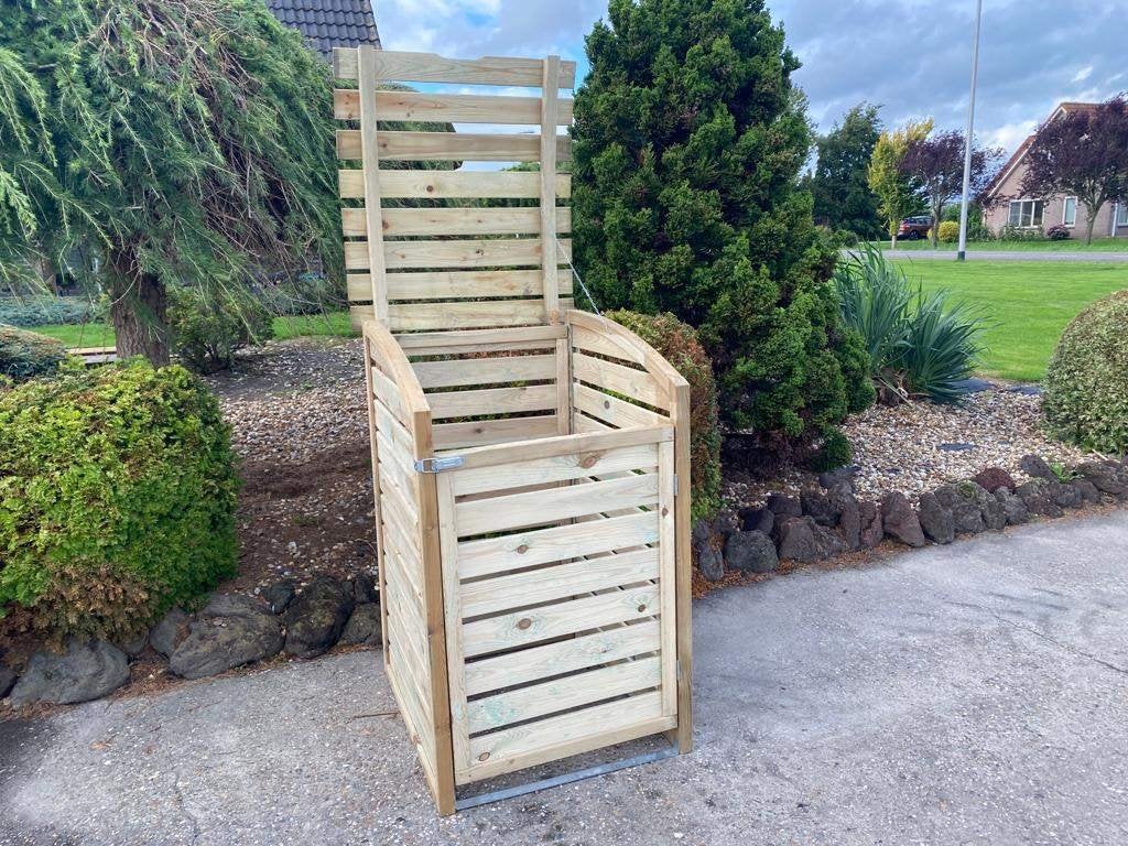 houten kliko ombouw - strakke look, Tuin en Terras, Bergingen en Tuinkasten, Ophalen of Verzenden, Nieuw, Hout, Containerberging