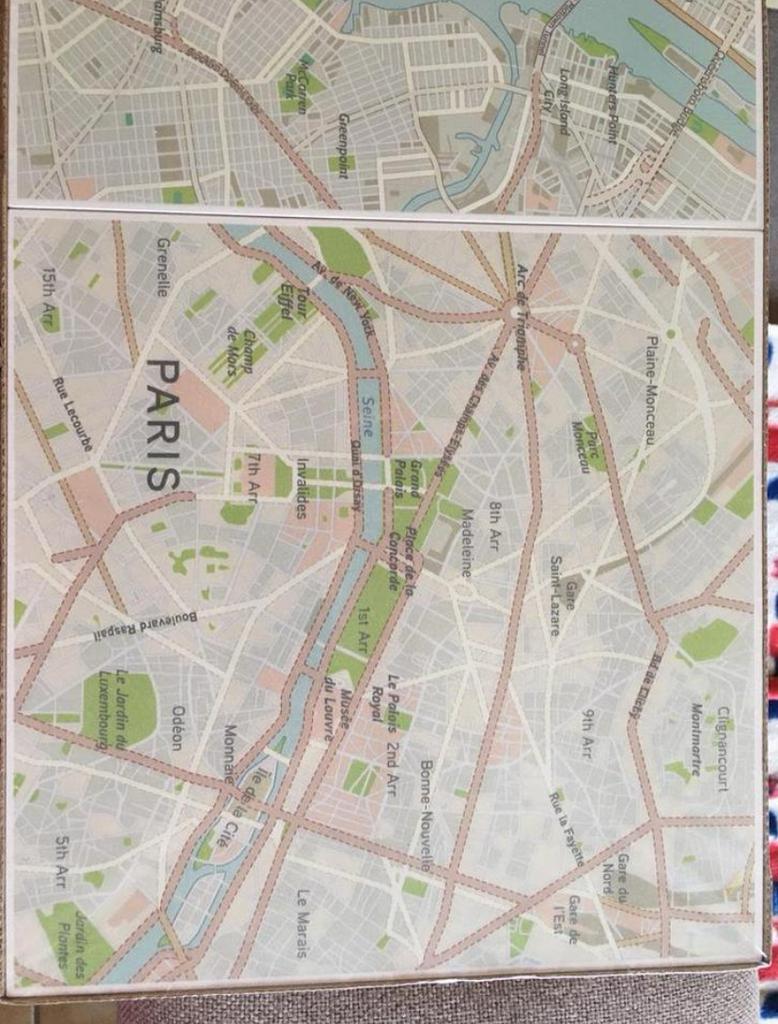 3 kaders New York London Paris, Huis en Inrichting, Ophalen, Nieuw