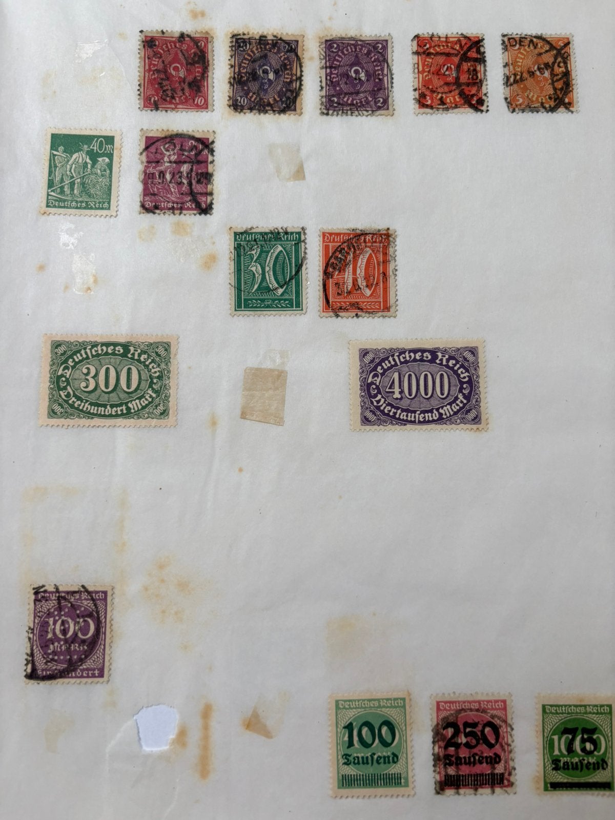 Oude Duitse postzegels, Postzegels en Munten, Ophalen of Verzenden