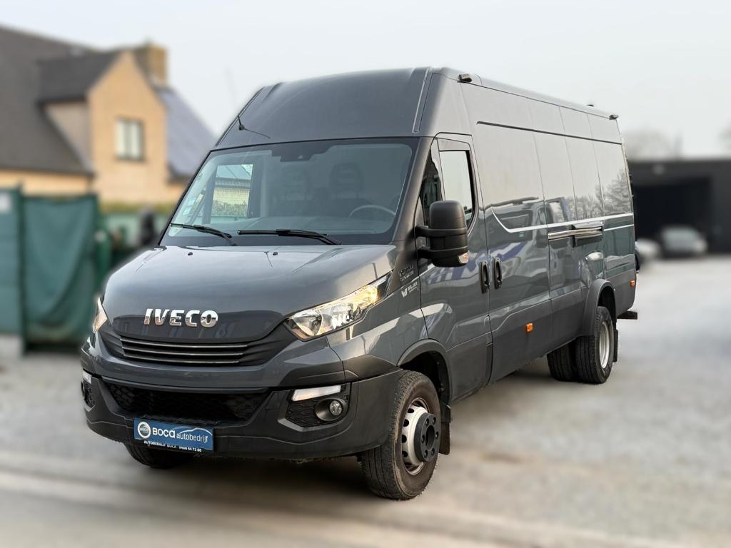 Iveco Daily 3.0D Jumbo Maxi Automaat, Autos, Camions, Argent ou Gris, Achat, Entreprise, Noir