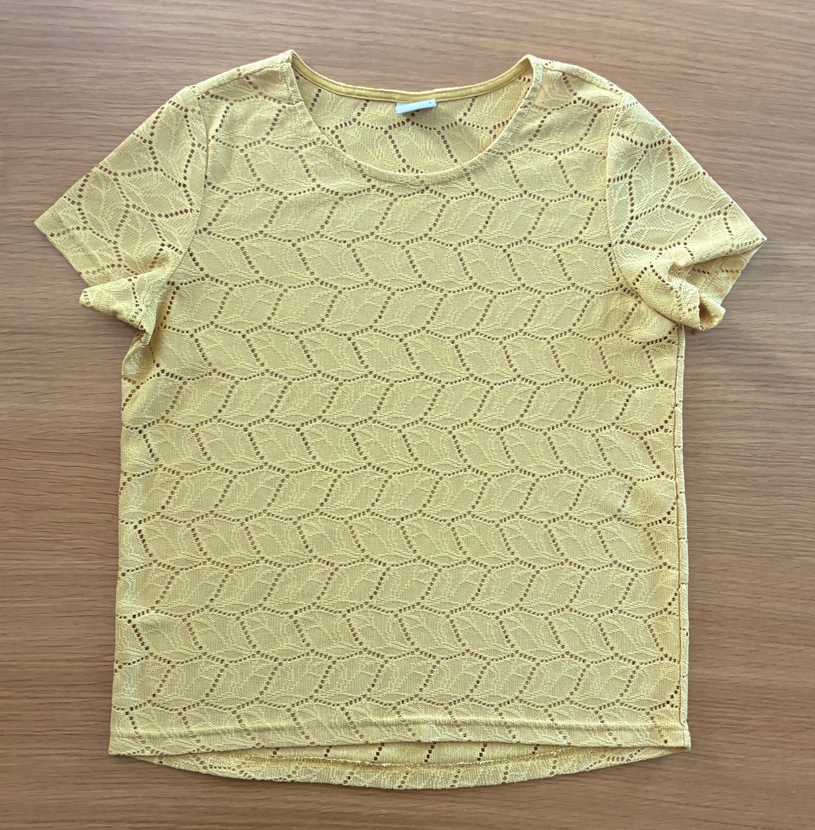 Blouse jaune moutarde JACQUELINE de YONG - S - 7€, Enlèvement ou Envoi, Comme neuf, Taille 36 (S), Jaune