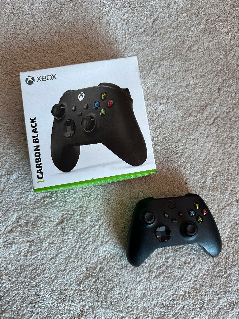 Xbox Manette sans Fil - Carbon Black Series X, Series S, One, Sans fil, Comme neuf, Enlèvement, Contrôleur