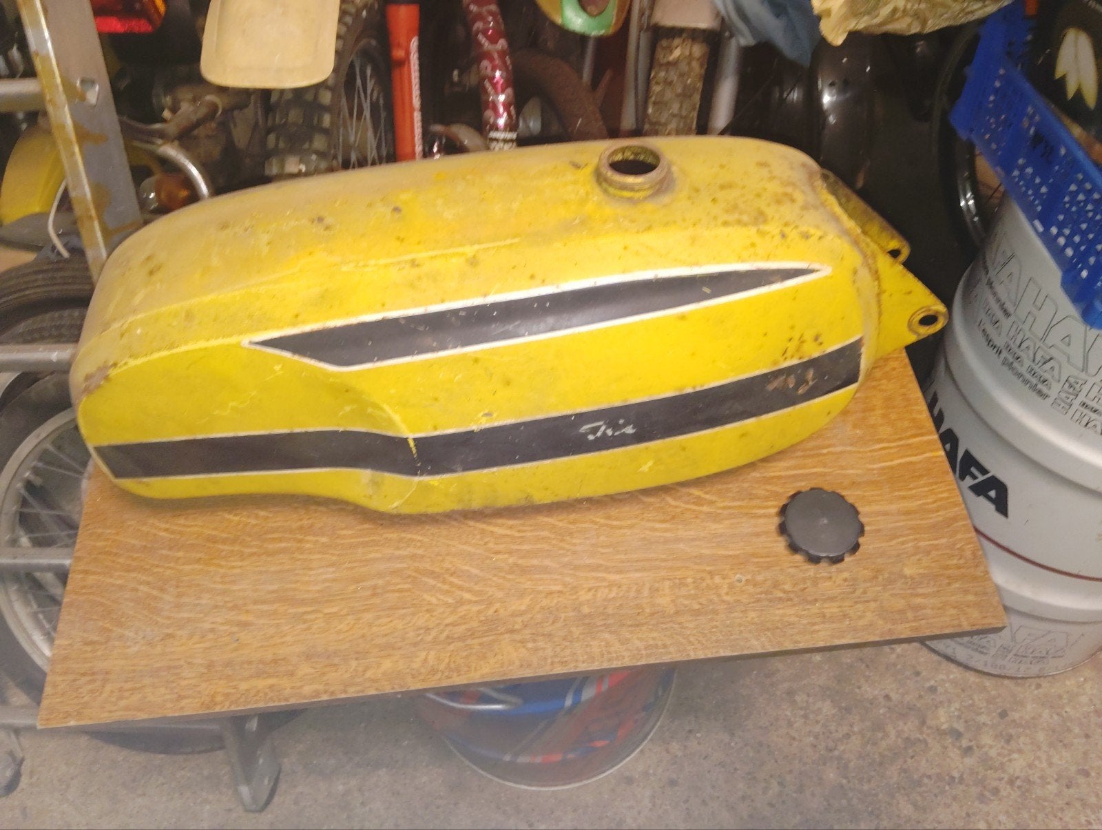 Flandria-stuwmeer, Fietsen en Brommers, Ophalen of Verzenden, Gebruikt, Tank, Overige merken