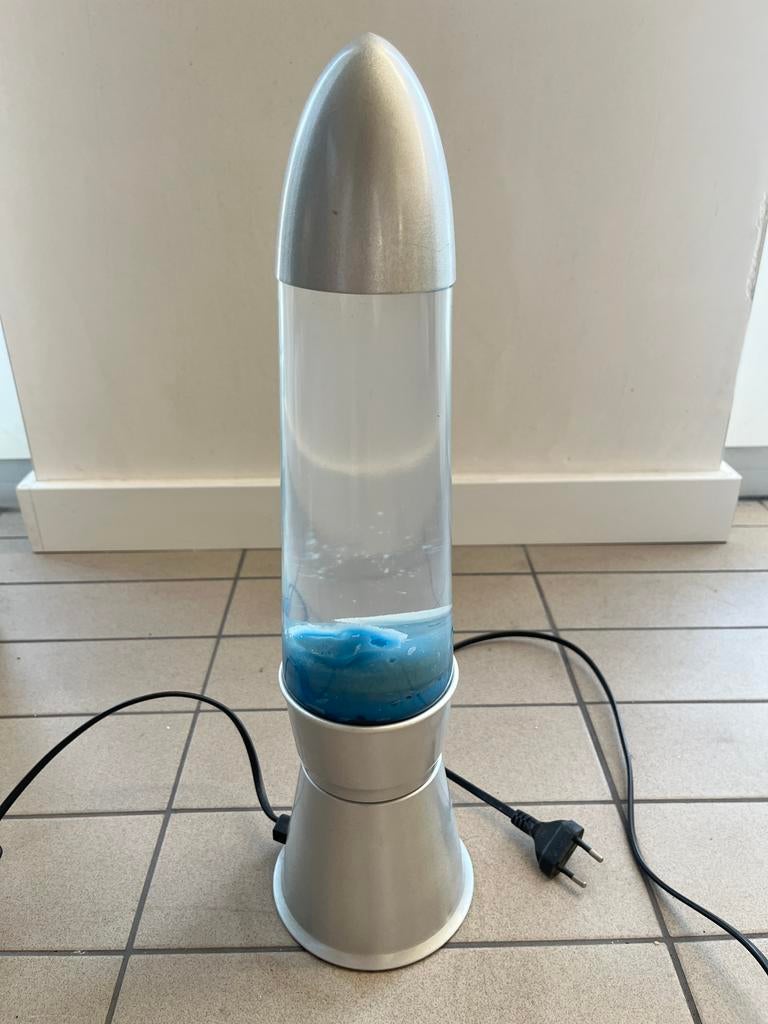 Blue lavalamp, Huis en Inrichting, Ophalen of Verzenden, Zo goed als nieuw