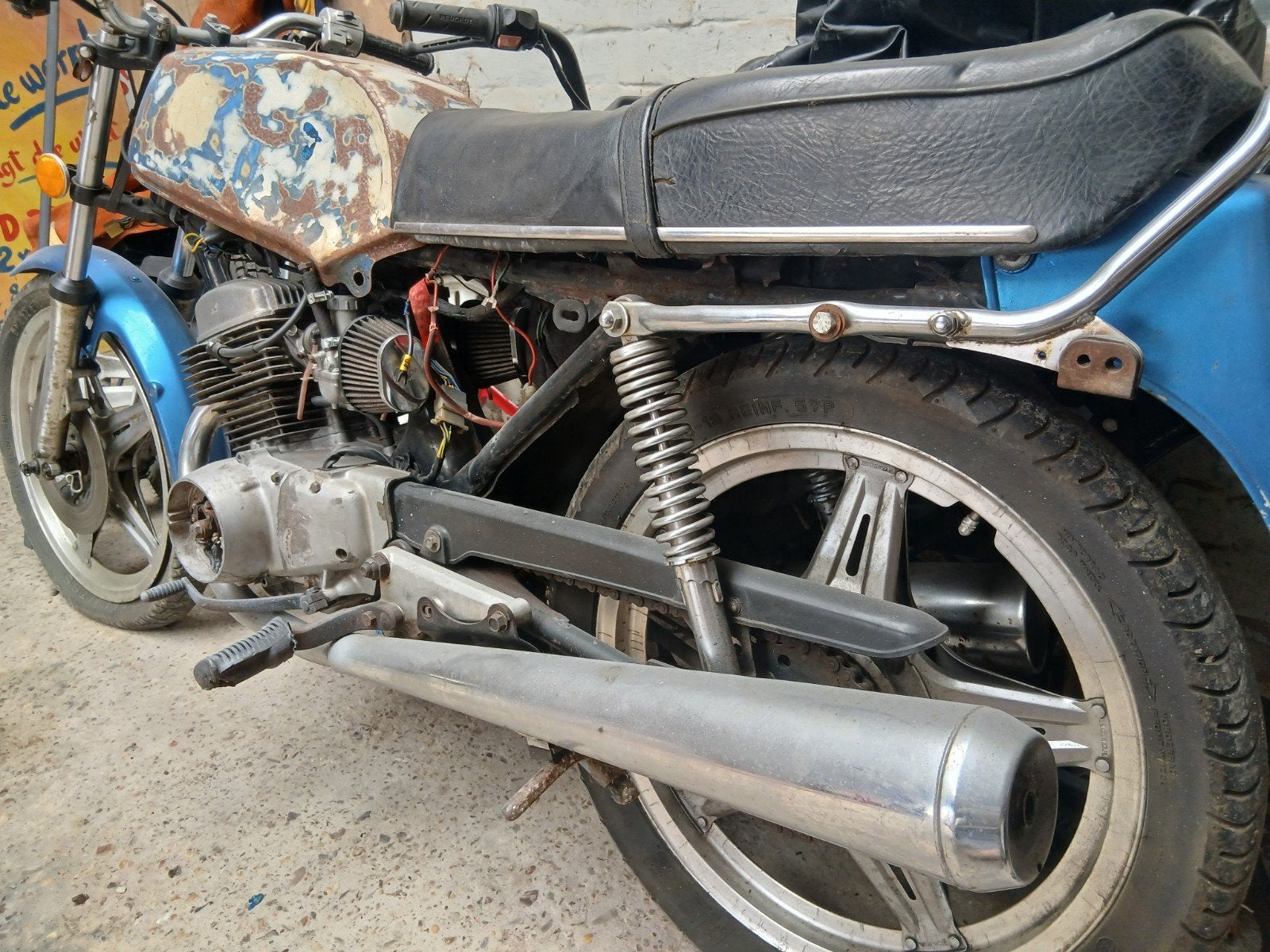 Honda cb 125 t, Ophalen