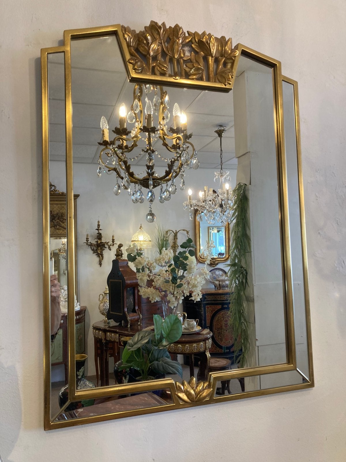 Originele de knudt spiegel 90 cm hoog, Ophalen