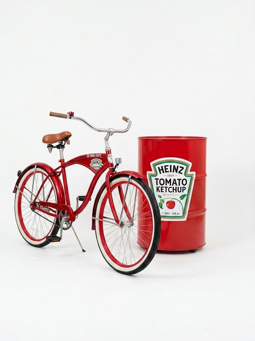 Uniek Heinze fiets, Ophalen, Zo goed als nieuw, Chroom, Cruiser