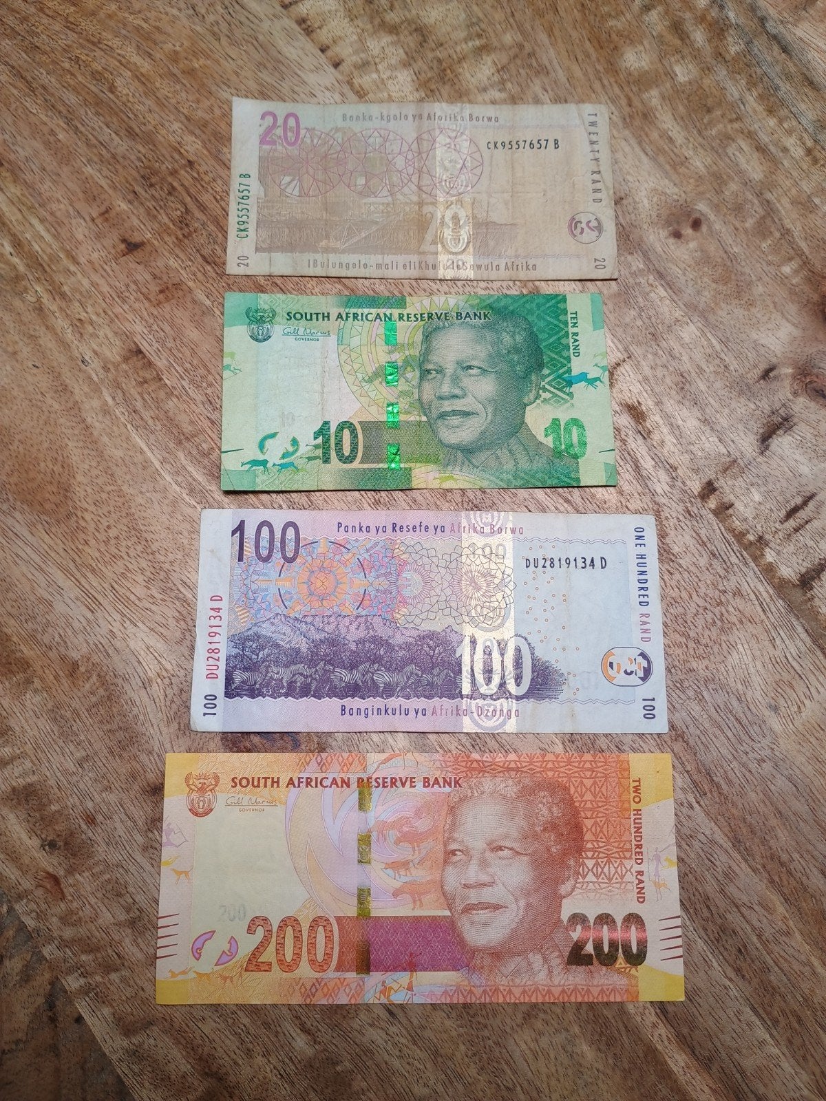 biljetten van zuid Afrika, Timbres & Monnaies, Enlèvement ou Envoi