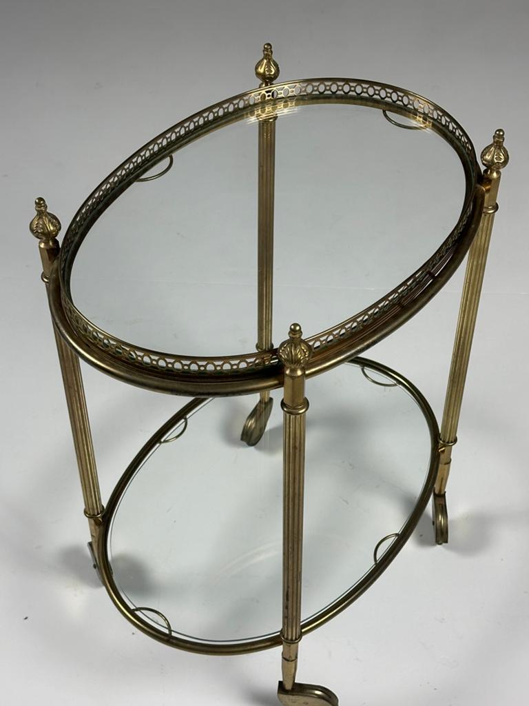 drankentrolley in de stijl van Maison Jansen, midden 20e, Ophalen