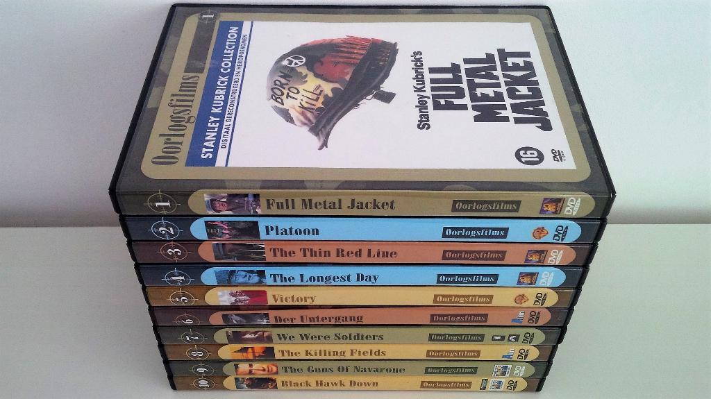 10 Oorlogsfilms DVD (volledige reeks, nieuw), Ophalen of Verzenden, Zo goed als nieuw, Oorlog, Boxset