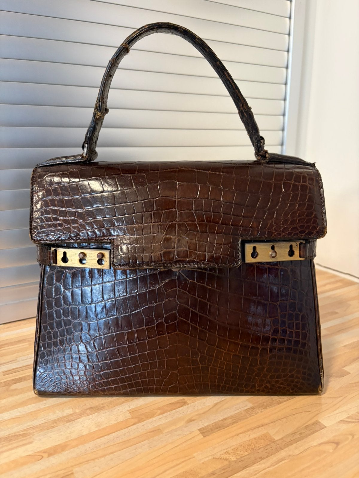 Delvaux tempête vintage, Enlèvement, Utilisé, Sac à main