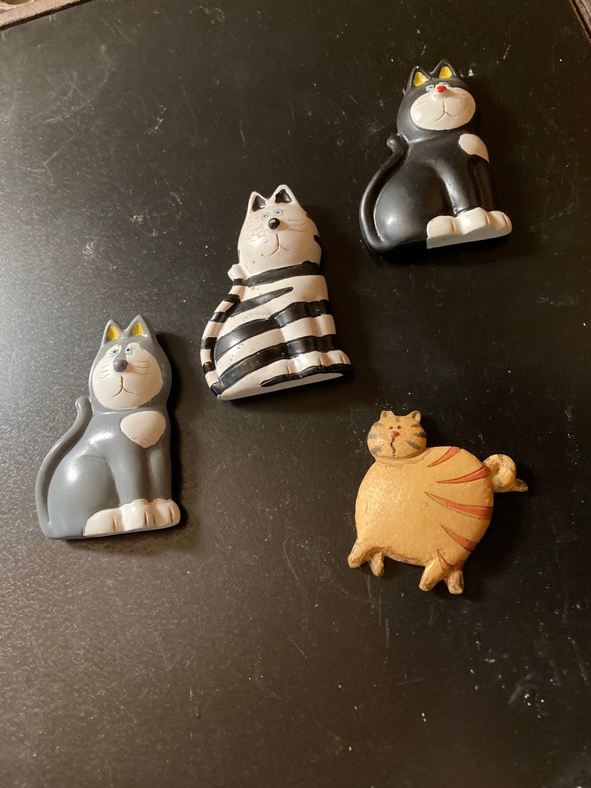 Magneetjes katten, Ophalen, Gebruikt