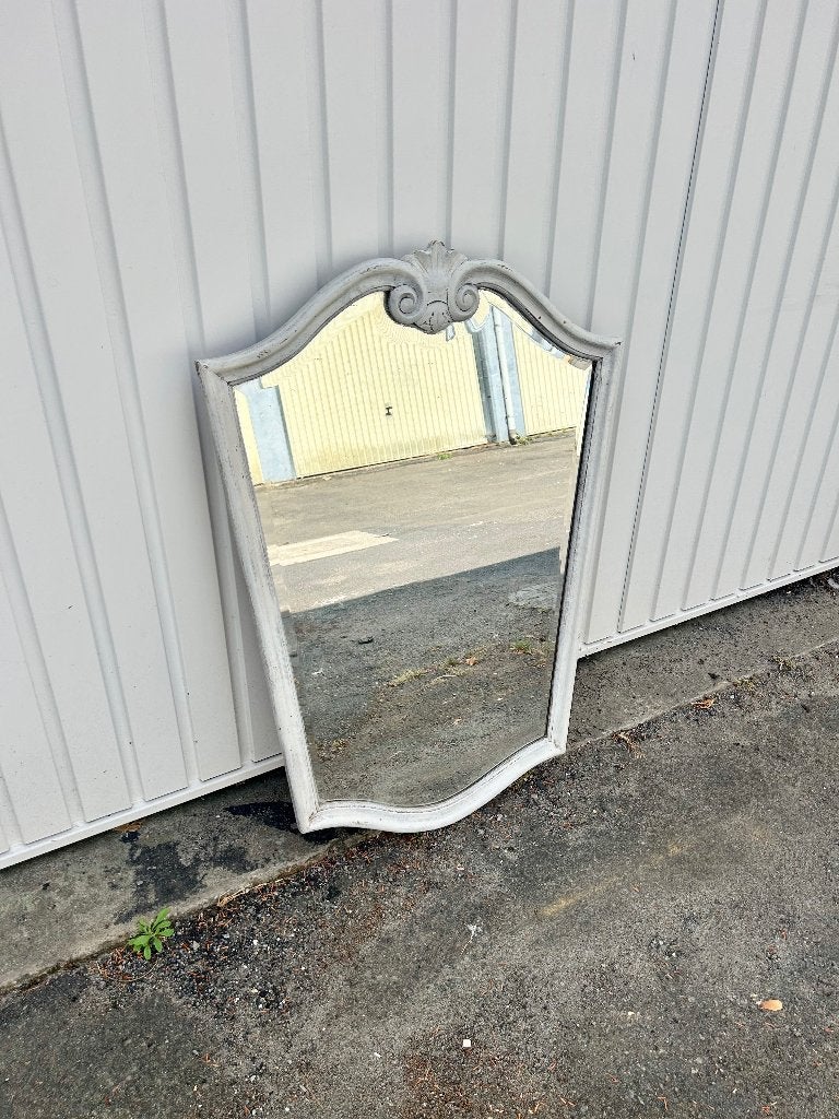 Miroir vintage biseauté 83 x 58 cm, Enlèvement