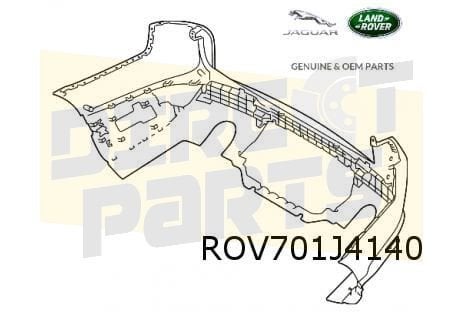 Land Rover Range Rover Sport (6/13-10/17) achterbumper(Te Sp, Auto-onderdelen, -, Verzenden, -, Nieuw