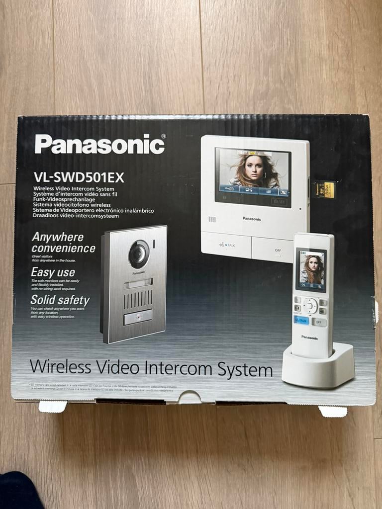 Panasonic wireless video intercom system, Ophalen, Zo goed als nieuw