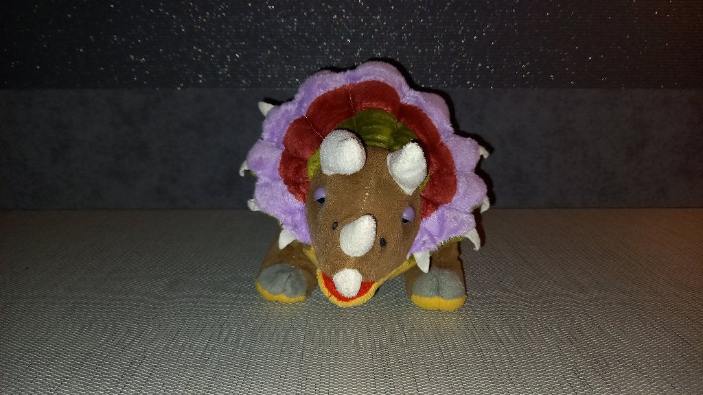Peluche dinosaure Triceratops, Enlèvement ou Envoi, Comme neuf, Dinosaure