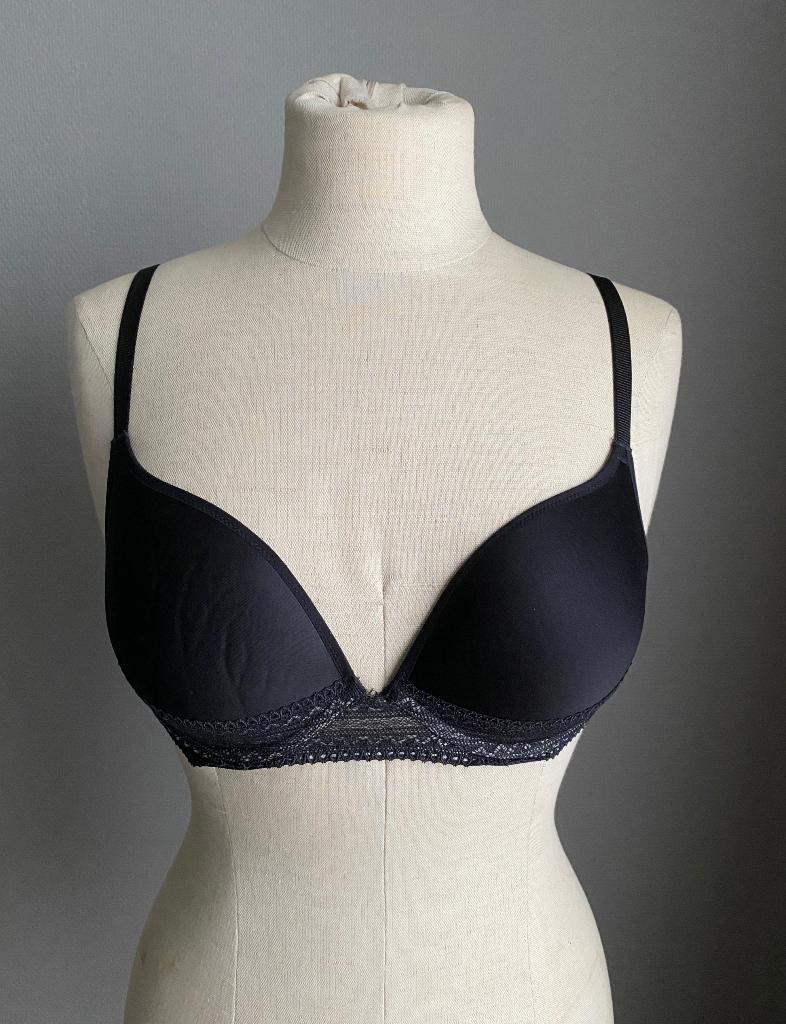 Zwarte voorgevormde BH Passionata D70 (FR D85), Passionata, Verzenden, Zwart, BH