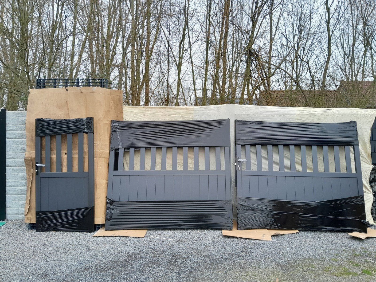 Porte jardin portail portillon ALUMINIUM 7016, Aluminium