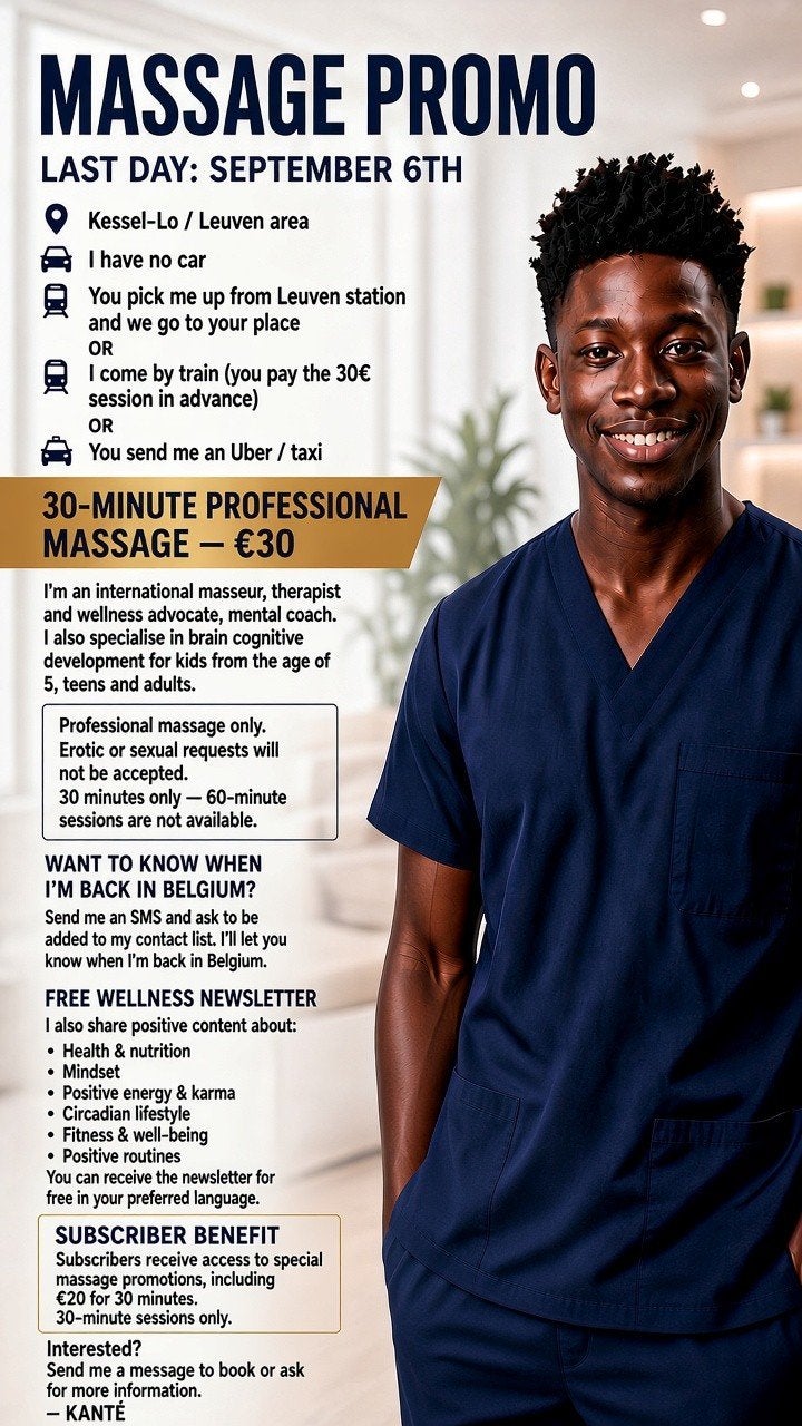 PROMO DE MASSAGE | DERNIER JOUR : 6 septembre ️, Services & Professionnels