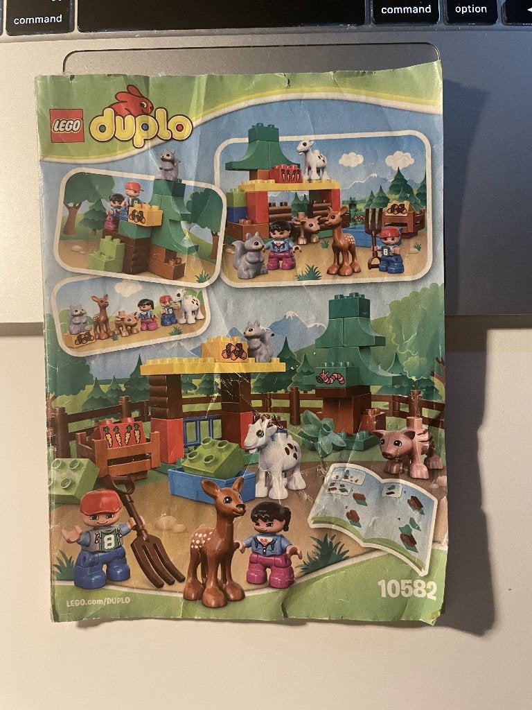 Lego duplo > Bos Dieren (10582), Kinderen en Baby's, Ophalen, Gebruikt, Overige thema's, Inclusief instructies