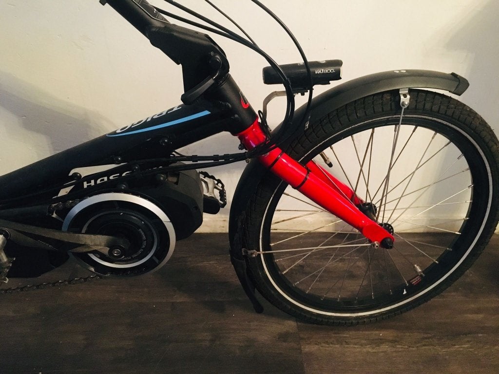 Electrische Hase Trigo Up Driewielfiets Ligfiets te koop, Ophalen of Verzenden, Gebruikt