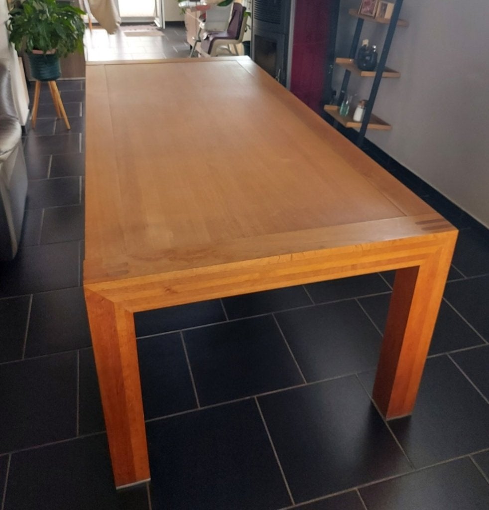 Table de salles a manger, Teck, Enlèvement, Utilisé, 50 à 100 cm