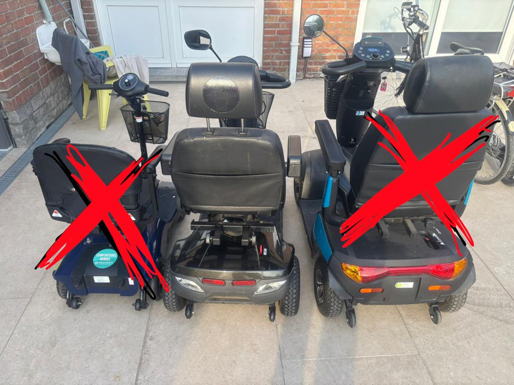 1Ongeldige scooter, Ophalen