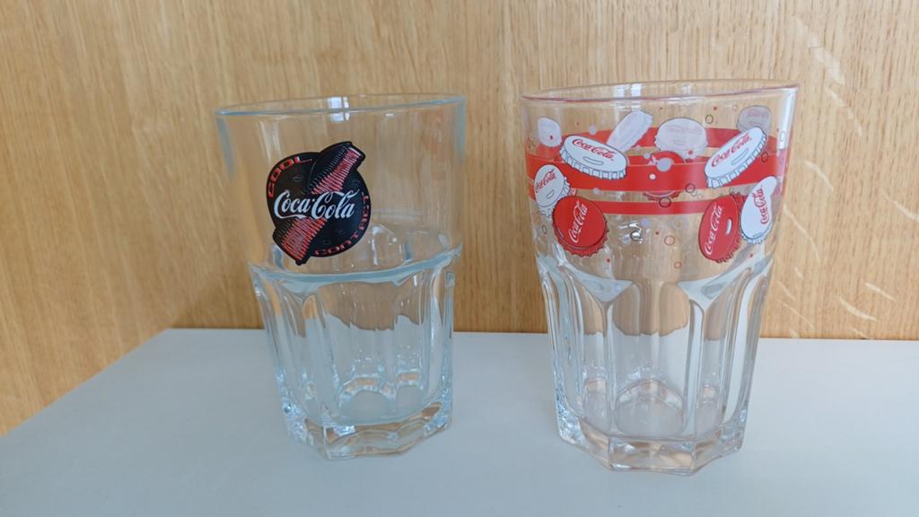 Coca-cola glazen aan 3€ per set, Ophalen of Verzenden