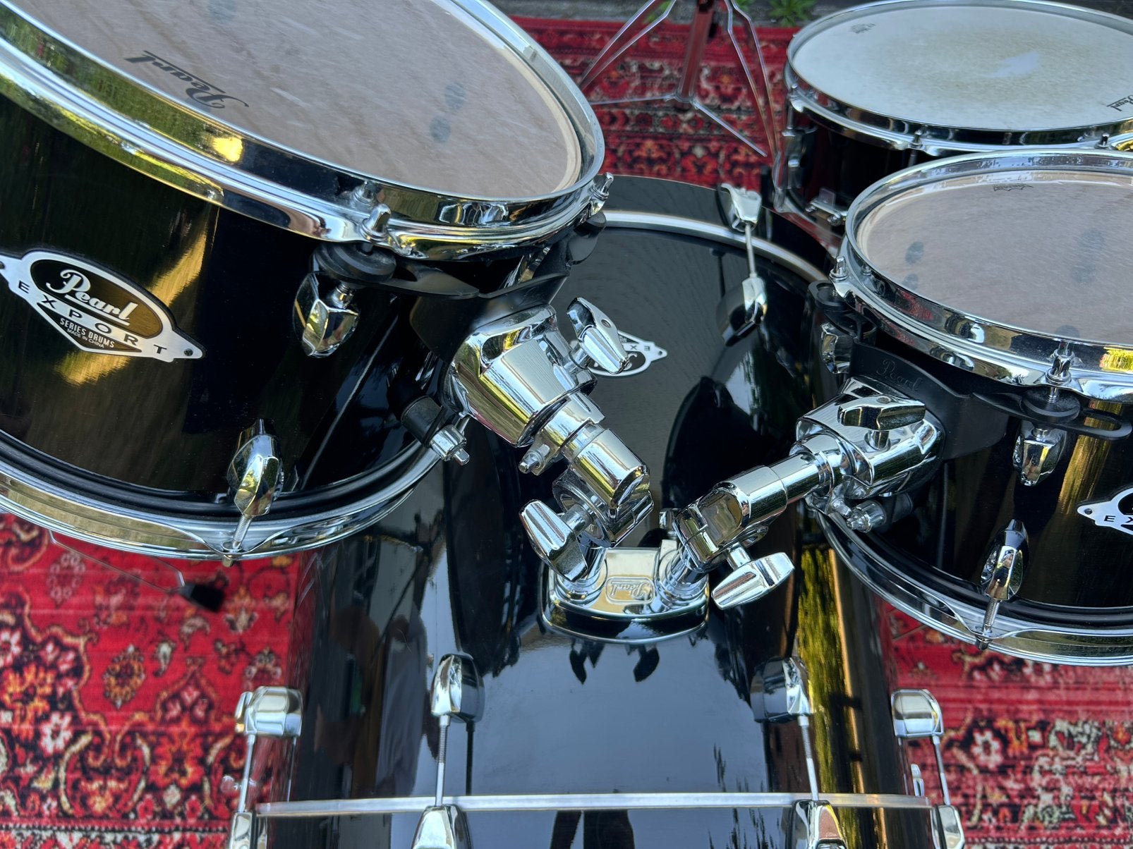 Pearl Export drumkit + Paiste PST3 bekkens (nieuwstaat), Muziek en Instrumenten, Ophalen, Pearl
