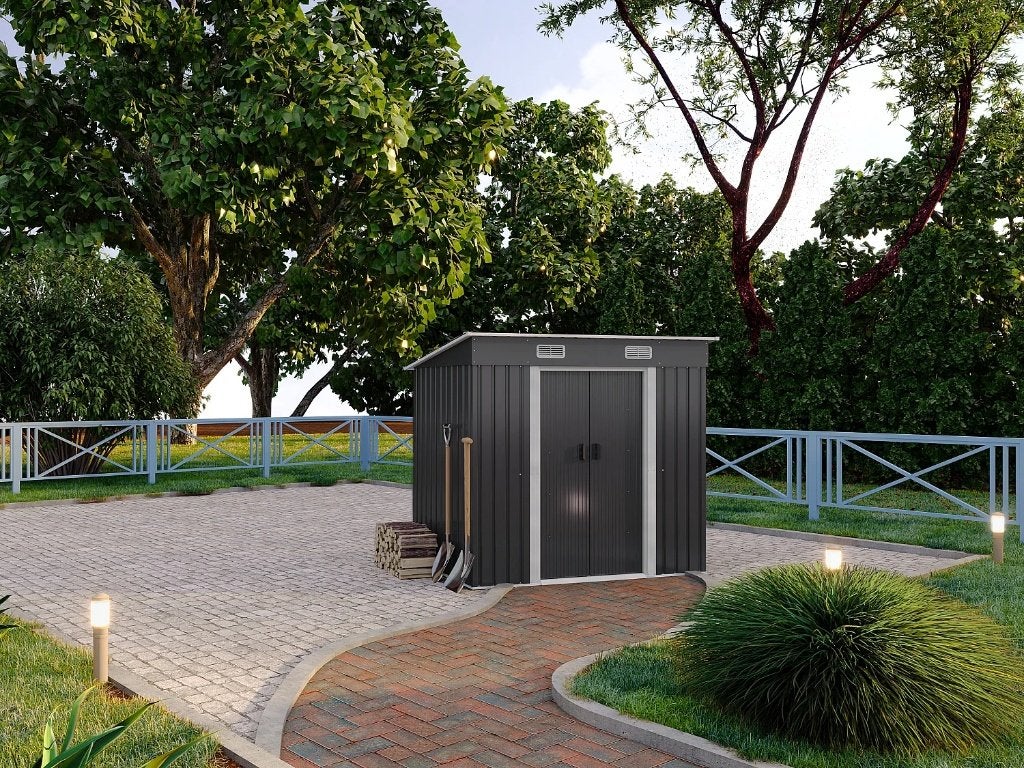 Metalen tuinhuis 2,3 m2, Tuin en Terras, Bergingen en Tuinkasten, Ophalen, Nieuw, Metaal, Overige typen