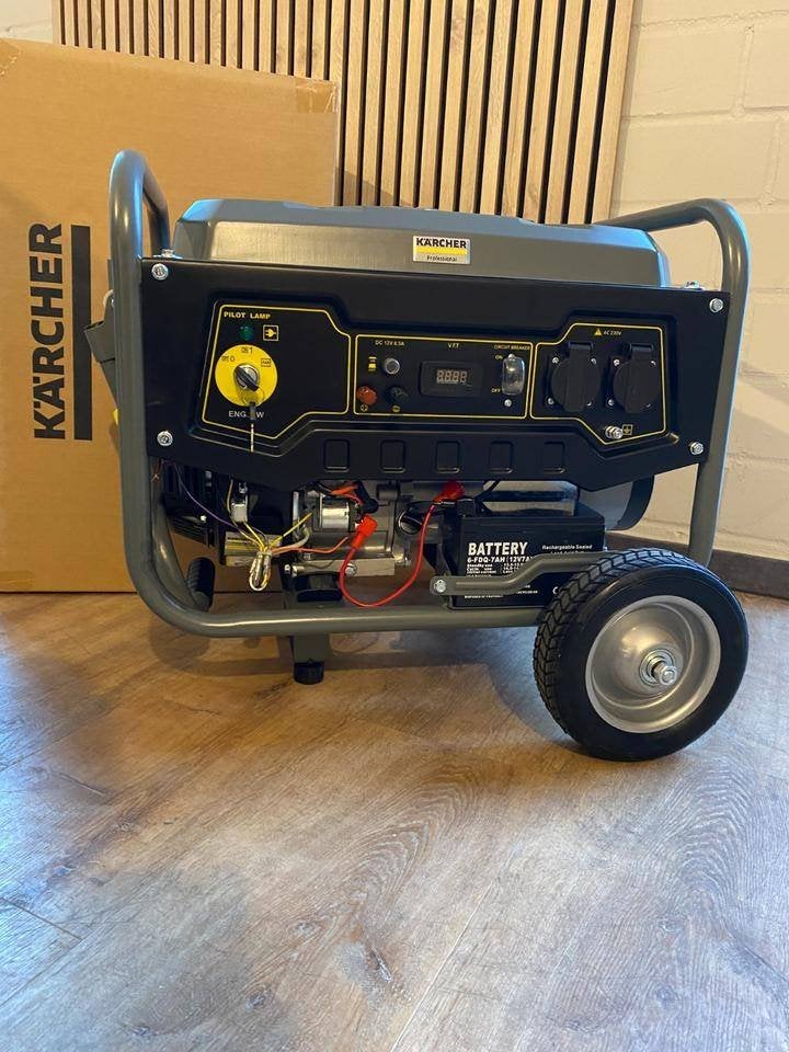 Kärcher PGG3/1 stroomgenerator 2,8 kW elektrische start, Doe-het-zelf en Bouw, Nieuw, 10 tot 30 kVA, Elektrisch startend, Verzenden