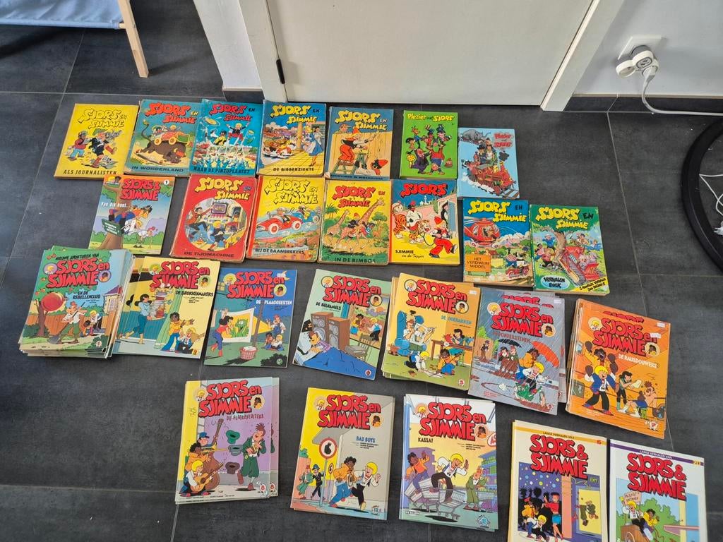 Lot Sjors en Sjimmie, Boeken, Stripverhalen, Ophalen of Verzenden
